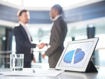 Financial Consultant: Expert Advisory Services | Lotus Advisory UAE Financial Consulting Services - Men Engaged in Completing the Pie Chart